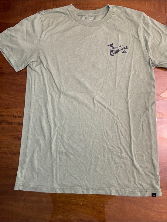Quicksilver Other - Quiksilver Men's Sage Green Short Sleeve Logo Tee